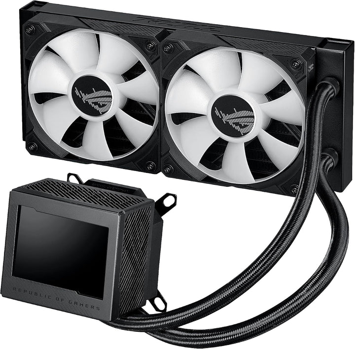 ASUS ROG Ryujin III 240 ARGB All-in-One-Flüssigkeits-CPU-Kühler mit 3,5-Zoll-LCD, Asetek-Pumpe der 8