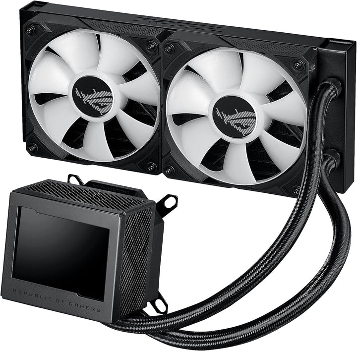 ASUS ROG Ryujin III 240 ARGB All-in-One-Flüssigkeits-CPU-Kühler mit 3,5-Zoll-LCD, Asetek-Pumpe der 8