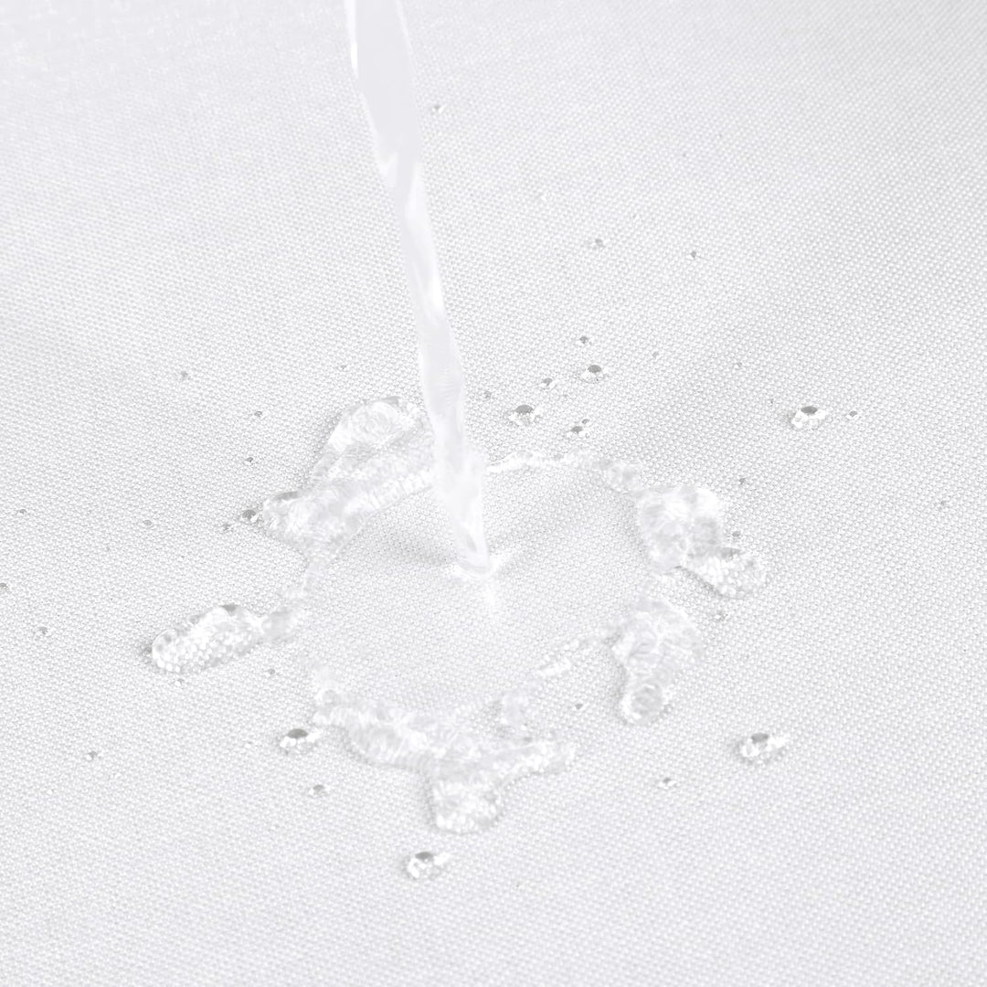 Flachs Leinen wie 240GSM Schwerer,breiter Stoff Duschvorhang für Badezimmer mit Haken Hotel Luxus wa