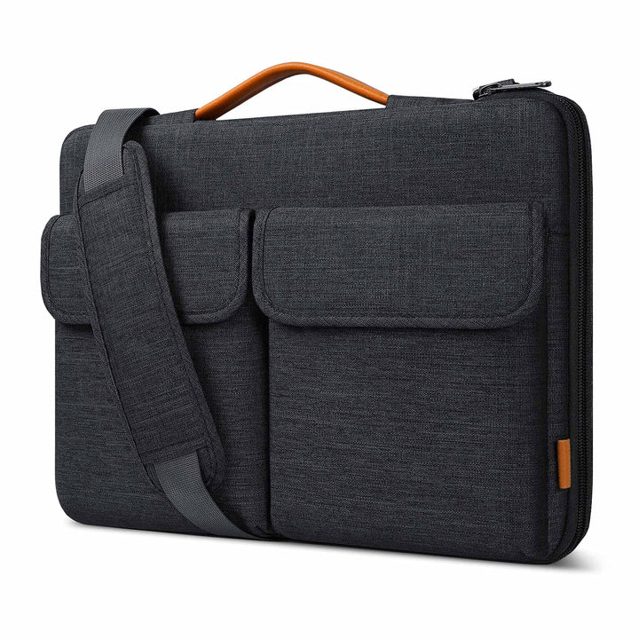 Inateck 360° Rundumschutz Laptoptasche Hülle Schultertasche Kompatibel mit 15 Zoll Dell Inspiron, Le