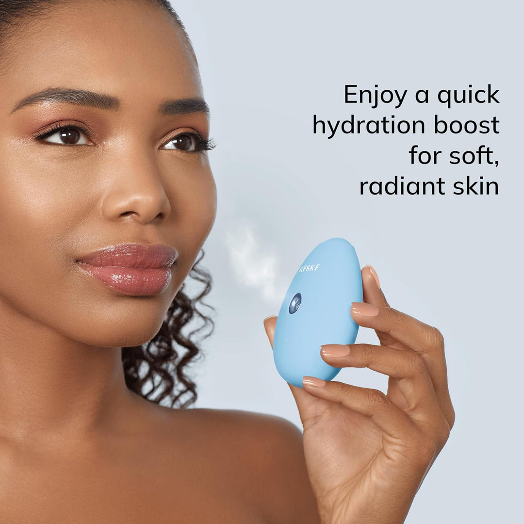 GESKE | SmartAppGuided™ Facial Hydration Refresher | 4 in 1 | Wasserzerstäuber | Gesichtsdampfer | W