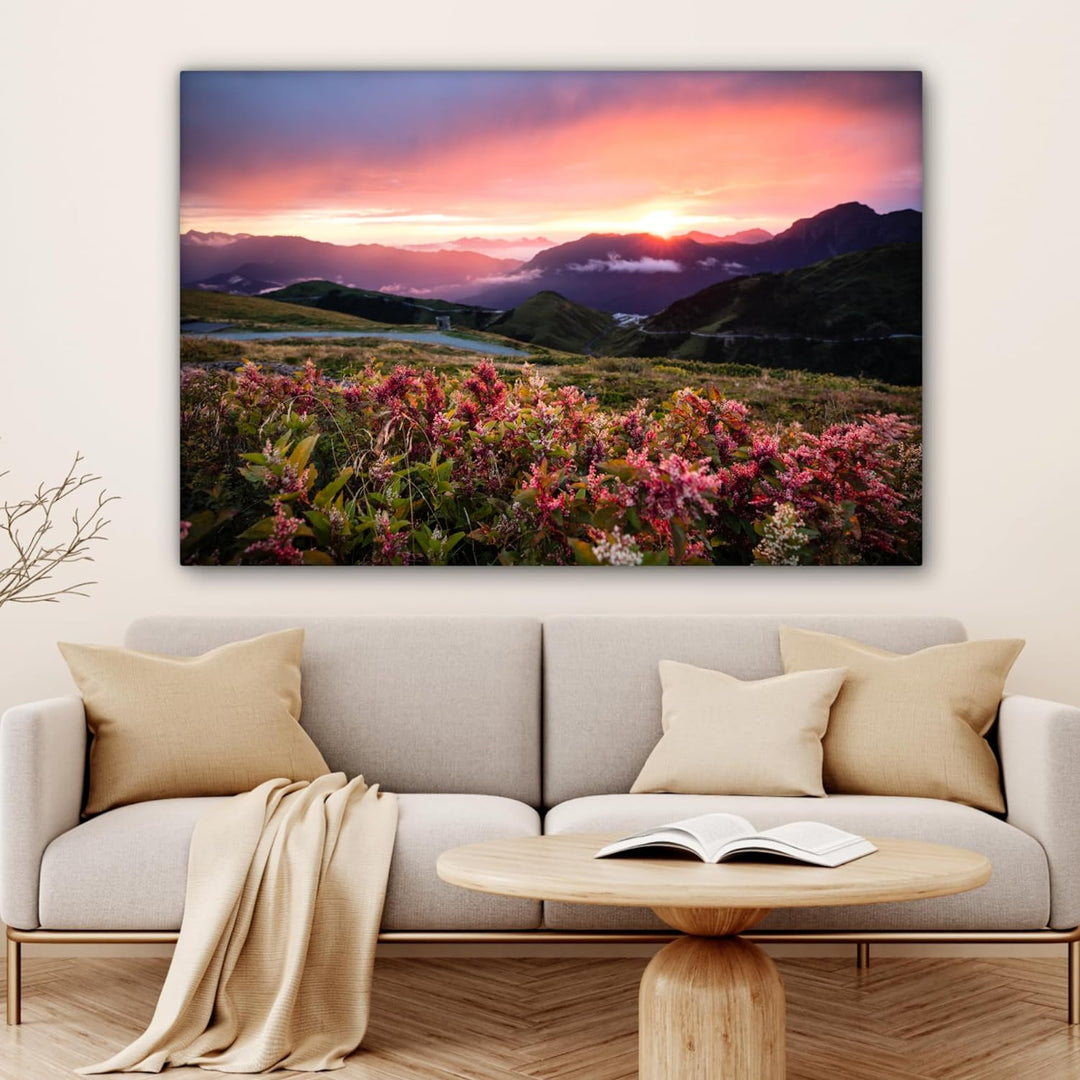 MuchoWow© Leinwände Gross 120x80 cm XXL Wall Decoration Bilder Schlafzimmer Deko Pictures Canvas Pai