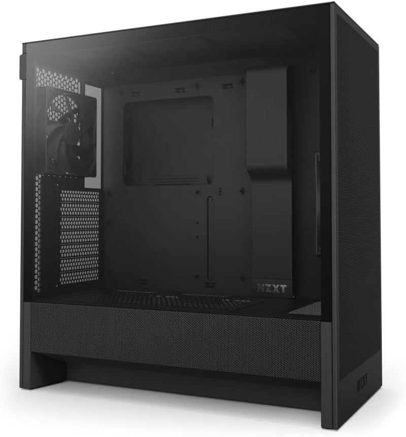 NZXT H5 Flow – Kompaktes ATX-Midi-Tower-PC-Gaming-Gehäuse – Hoher Luftstrom – 2 x 120 mm Lüfter inkl