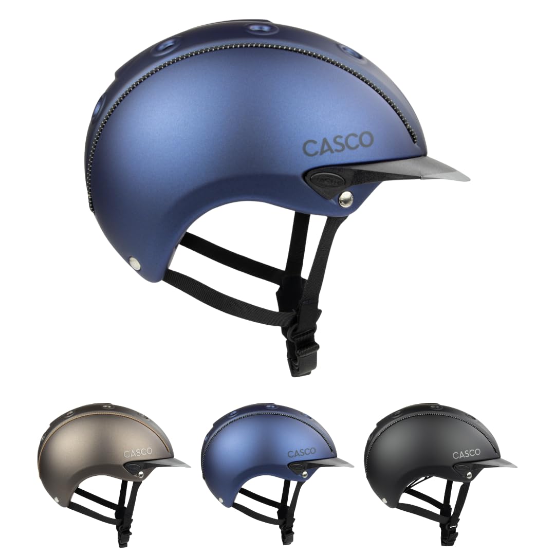 RL24 - Reithelm Mistrall-1 von Casco inkl. Putzschwamm – Reitkappe Damen, Herren &amp; Kinder – leicht,