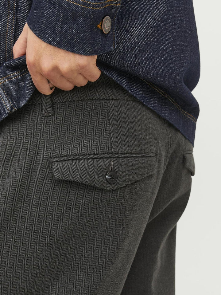 Jack & Jones Herren Chinohose Jpstace Jjharvey Winter Chino AKM Sn 30W / 32L Dark Grey, 30W / 32L Da