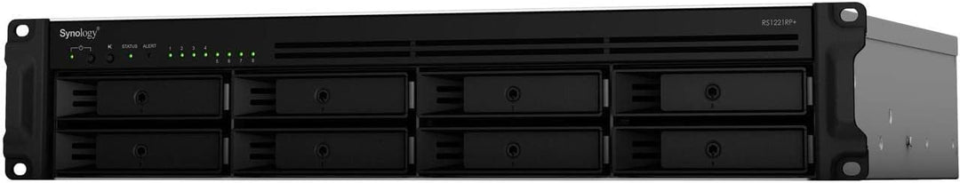 Synology RackStation RS1221RP+ mit 8 Einschüben (ohne Diskles) 8-bay; 4GB DDR4 RS1221RP+, 8-bay; 4GB