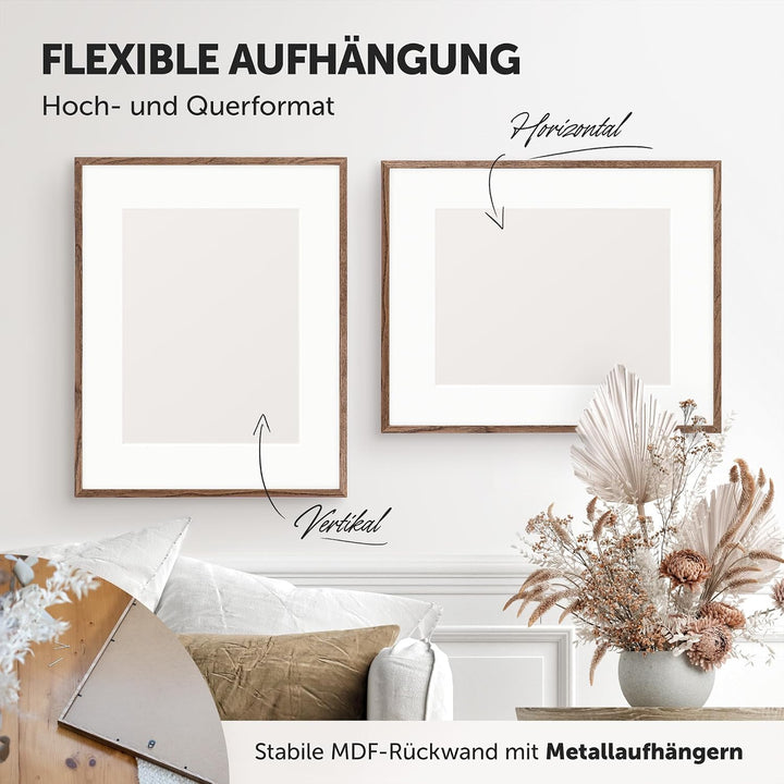 Dörr Eichenholzrahmen Oakwood Slim Dunkelbraun 50x70 50x70 Dark Brown, 50x70 Dark Brown