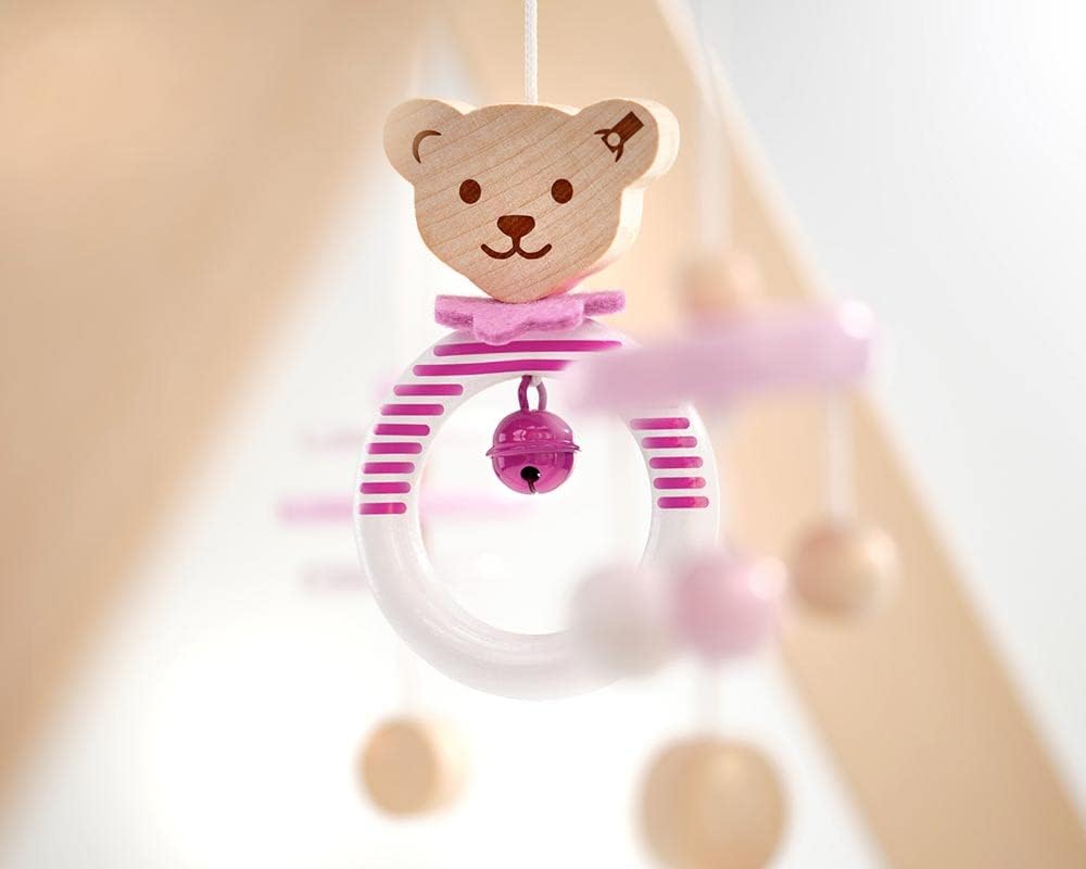 Selecta Bear 64306 Steiff Spieltrapez aus Holz, rosa, 59 cm