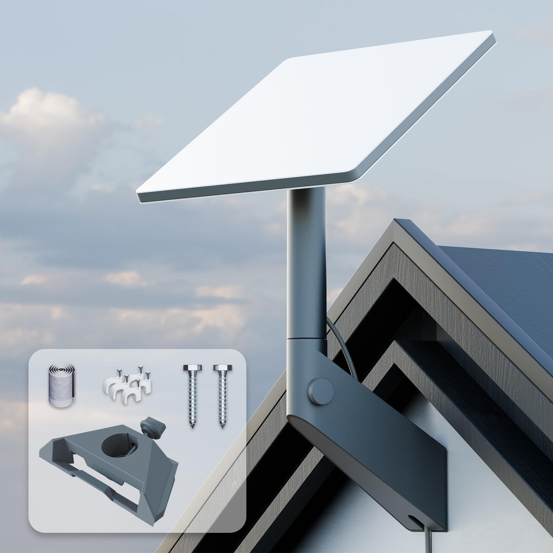 Joinfworld Gen 3 Halterung,Wandhalterung & Halterung für Satellitenantennen, 360° drehbar, mit Rohra