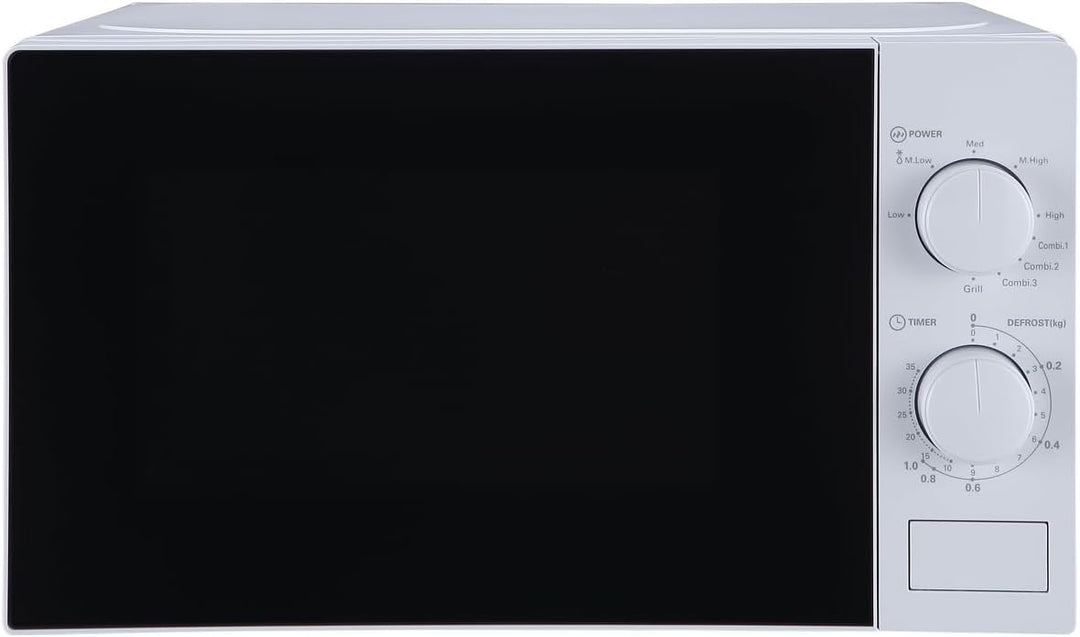 aro Mikrowelle MW10720, Stahl-SPCC, 43.9 x 33.4 x 25.8 cm, 20 L, 700 W, 5 Programme, Timerfunktion,