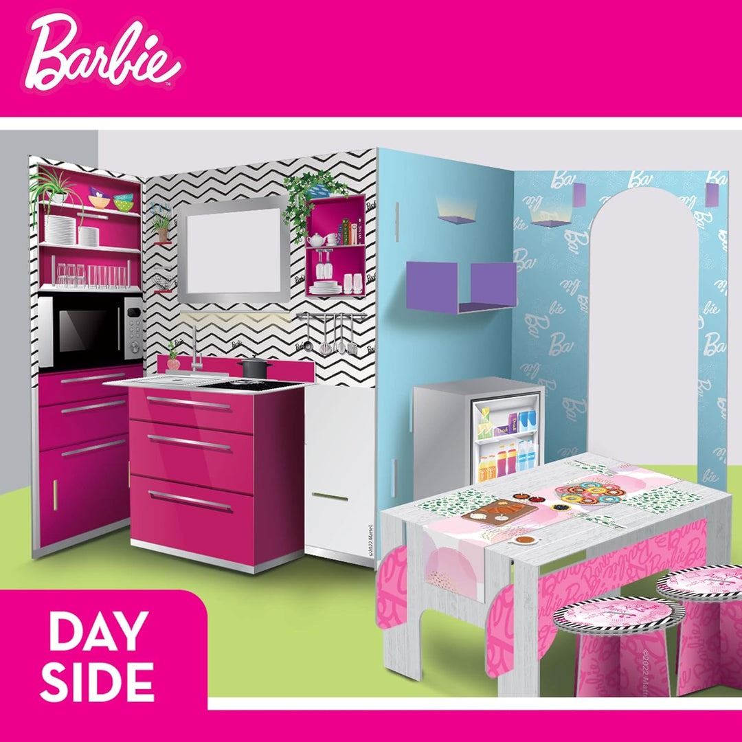 Lisciani – BARBIE – BARBIE My Night &amp; Day Loft – Puppenhaus-Set – Spielzeug für Kinder – Dekorations