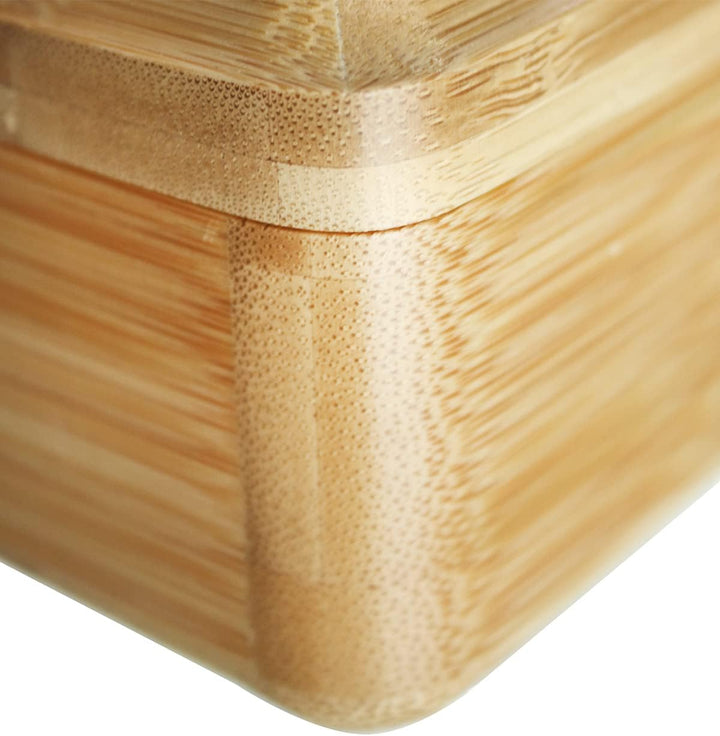 Heisenberg Dreh- und Stonerbox HNBG 20x14x6 cm aus Bambus mit raffiniertem Magnetverschluss und inte