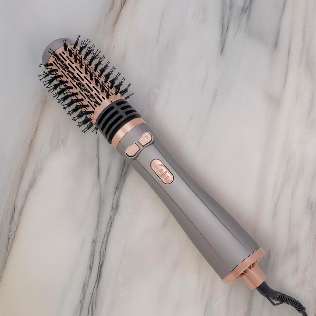 JOCCA – 3-in-1-Haartrocknerbürste | Trockner, Lockenwickler und Volumengeber | 3 Temperaturen, 2 Ges