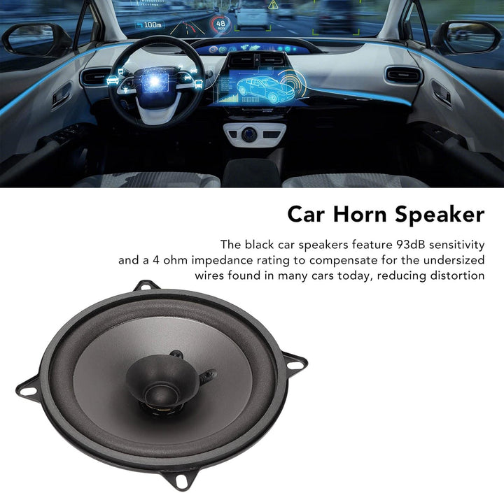 Cuifati 400 W Auto-Subwoofer, 5-Zoll-Koaxial-Autolautsprecher Hochleistungs-Bass-Surround-Sound-Ster