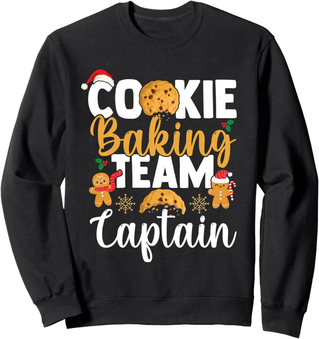 Cookie Baking Team Captain Lebkuchenmann Xmas Baking Lover Sweatshirt