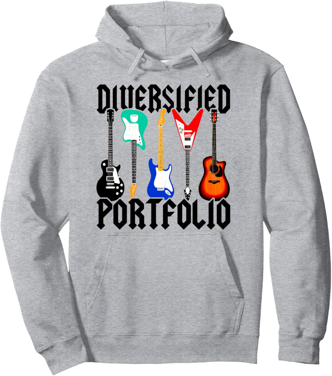 Gitarren Diversified Portfolio E-Gitarre Gitarrenspieler Pullover Hoodie