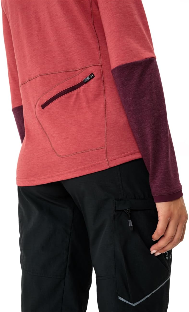 Women's Tremalzo LS Shirt - Radtrikot Damen - Langarm 34 Brick, 34 Brick