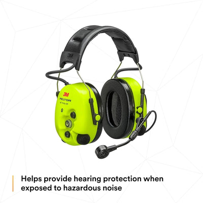 3M Gehörschutz-Headset PELTOR WS ProTac XPI, Kopfbügel, Bluetooth, gelb 7100196045 (Kapselgehörschut