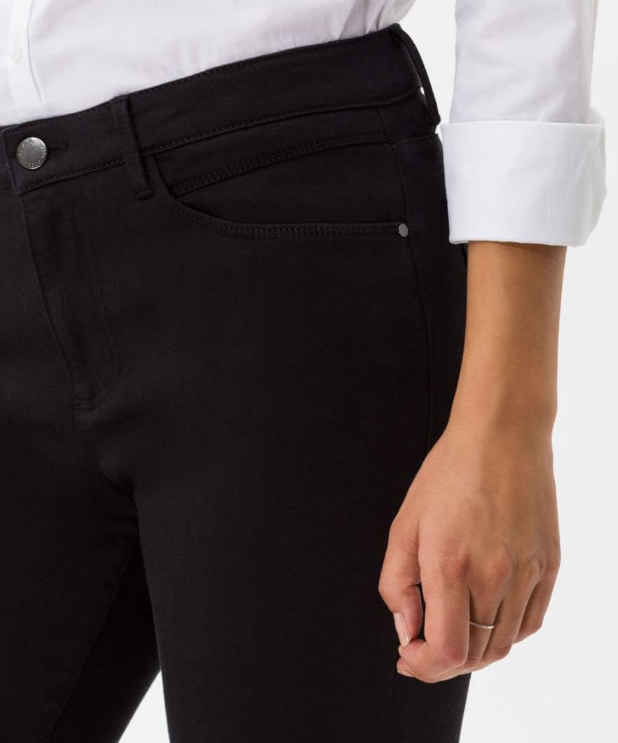BRAX Damen Style Shakira in Innovativer Denimqualität Five-Pocket Jeans 26W / 32L Clean Black, 26W /