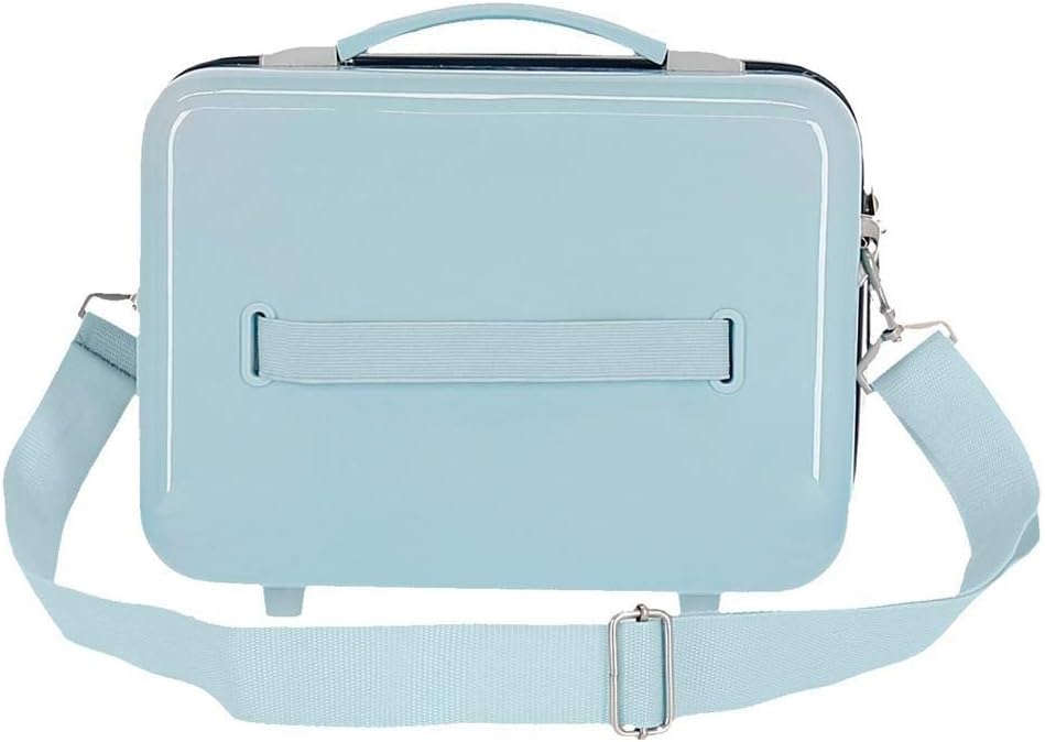 Disney Minnie My happy place Blau Anpassbarer Kulturbeutel 29x21x15 cm Starres ABS 9.14L 0.6 kg Kult