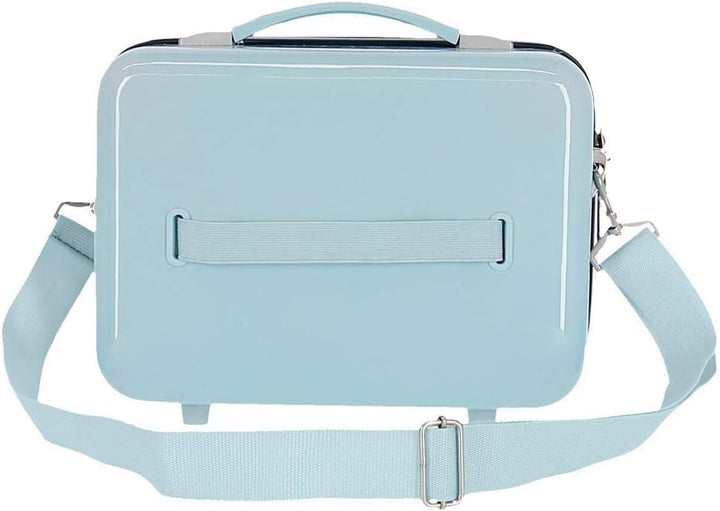 Disney Minnie My happy place Blau Anpassbarer Kulturbeutel 29x21x15 cm Starres ABS 9.14L 0.6 kg Kult