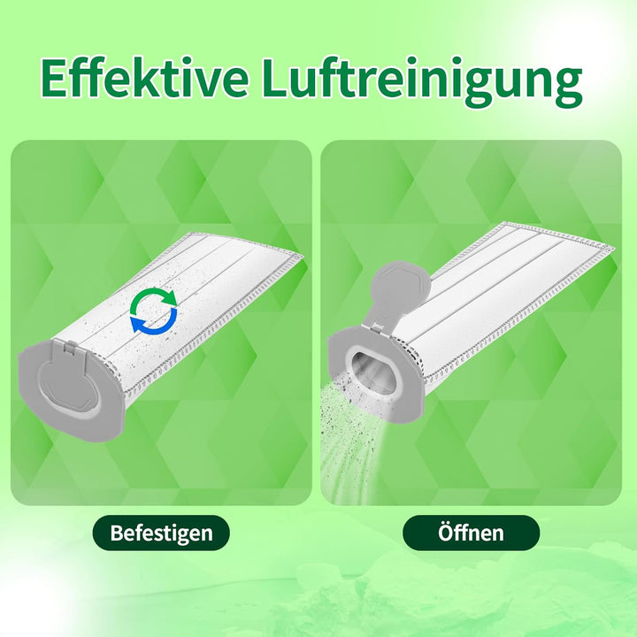 10 Stück Staubsaugerbeutel für Vorwerk Kobold VK7 FP7 Premium Filtertüten Staubsauger Akku Beutel
