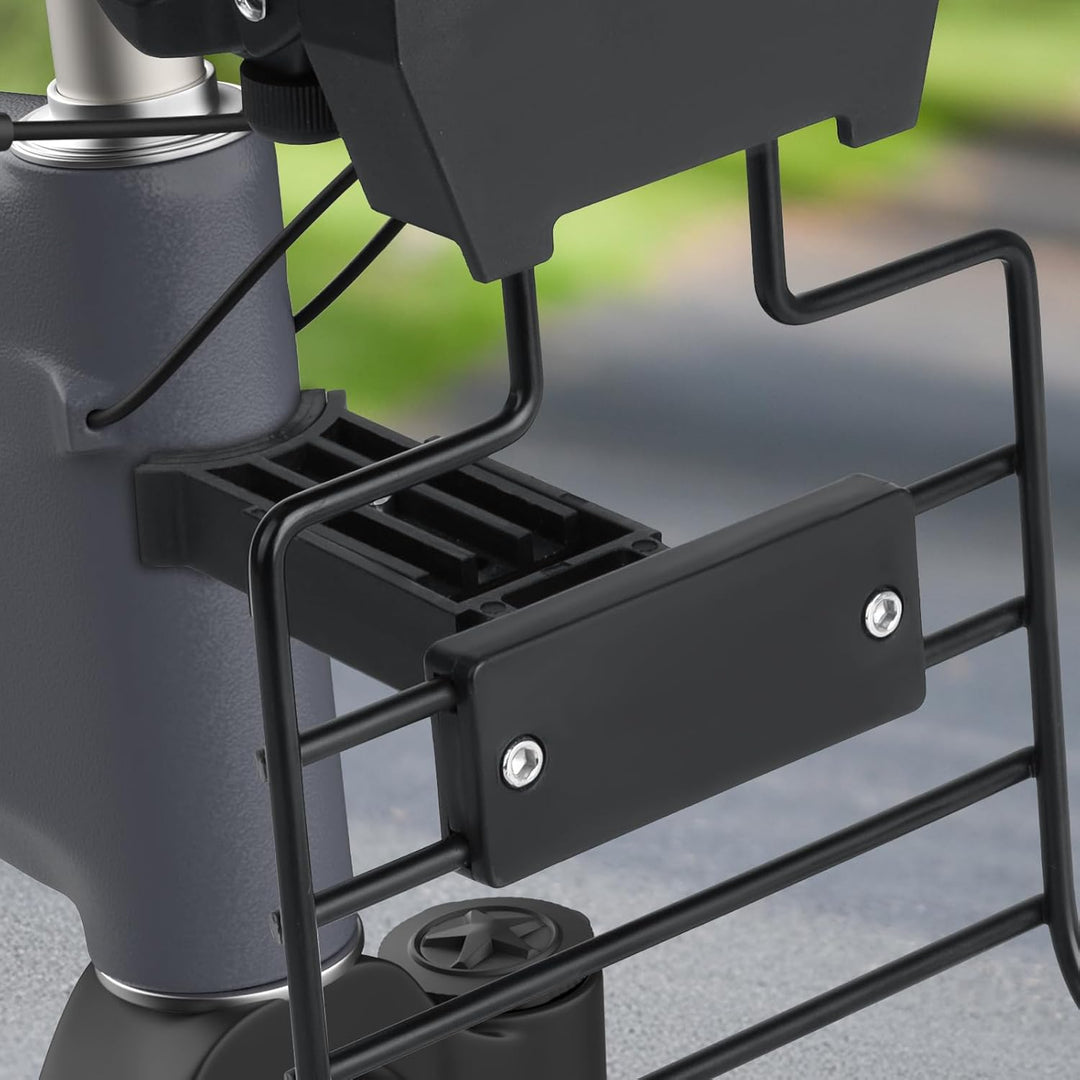 L-förmige Halterung Φ55mm, Fahrradzubehör für Haustiere, POM- und Metall-Material,Maximale Tragfähig