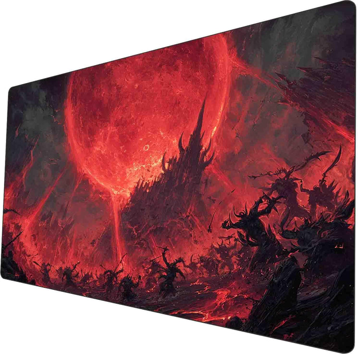 TCG MTG Spielmatte 24 × 14 - Premium-Spielmatte mit genähtem Rand mit glatter Stoffoberfläche und ru