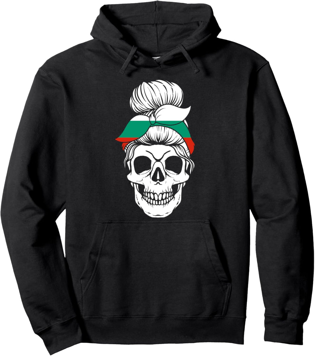 Nationalität Herkunft Land Staat - Totenkopf Bulgarien Pullover Hoodie