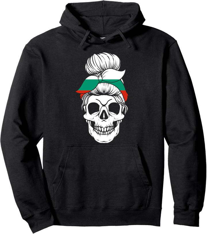 Nationalität Herkunft Land Staat - Totenkopf Bulgarien Pullover Hoodie