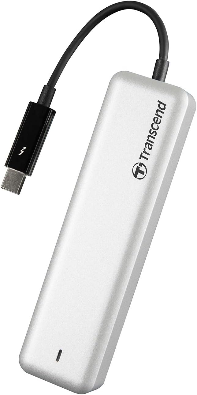 Transcend 960 GB JetDrive JDM 825 Thunderbolt AHCI PCIe™ Portable SSD TS960GJDM825 Mit Thunderbolt-G