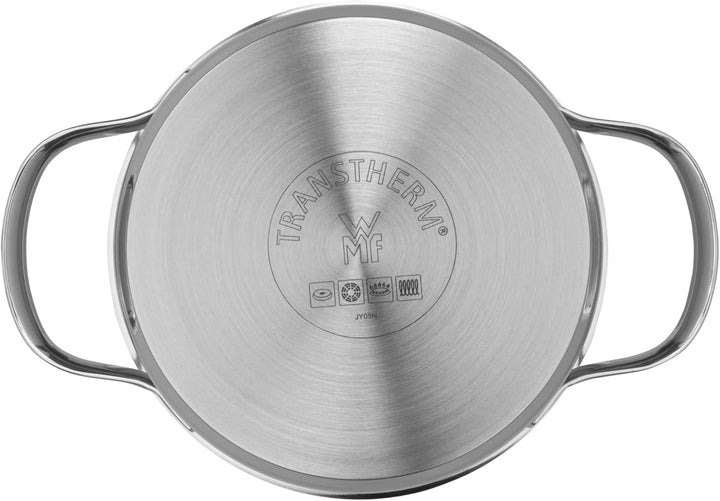WMF Provence Plus Kochtopf klein 16cm, Glasdeckel, Bratentopf Induktion 1,5l, Cromargan Edelstahl po