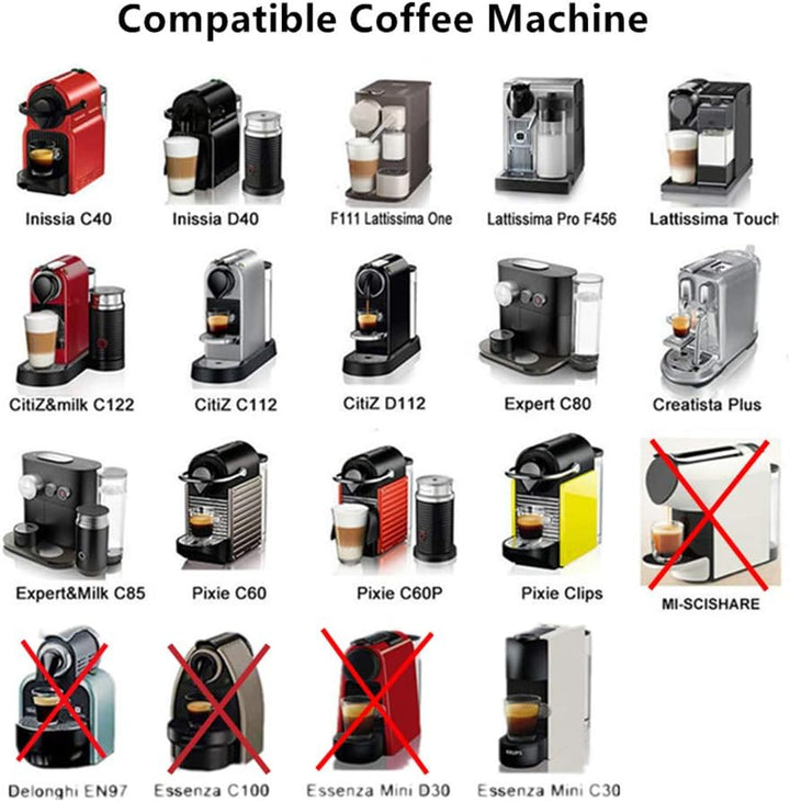 i Cafilas Wiederbefüllbaren Espresso Kaffeekapsel aus Edelstahl zum Nachfüllen - Wiederverwendbare R
