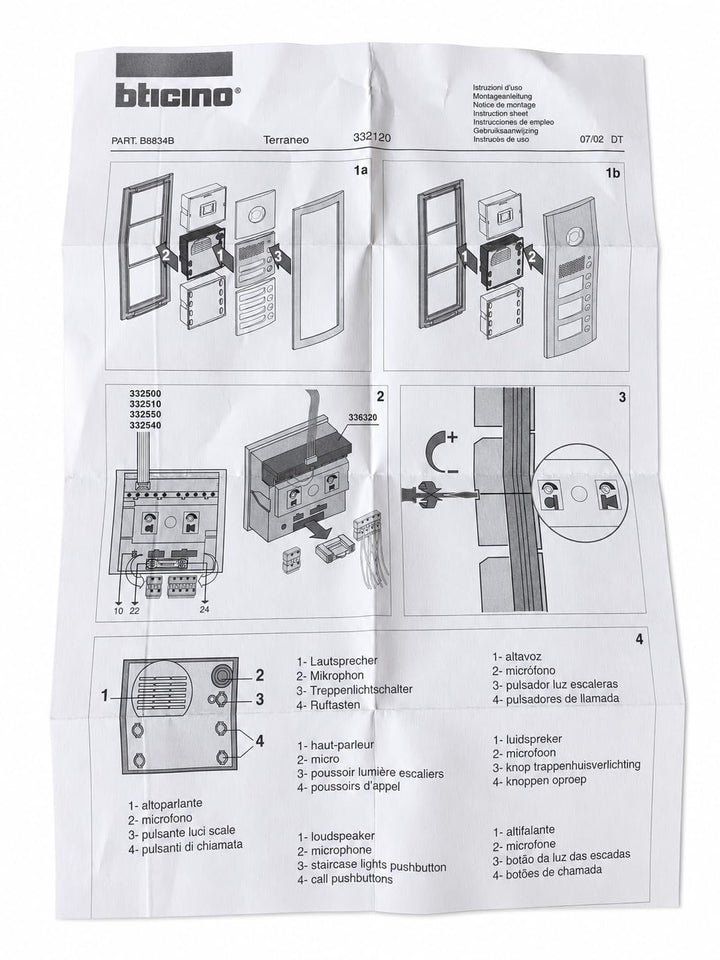 Legrand 332120 TUERLAUTSPR-MOD ANALOG