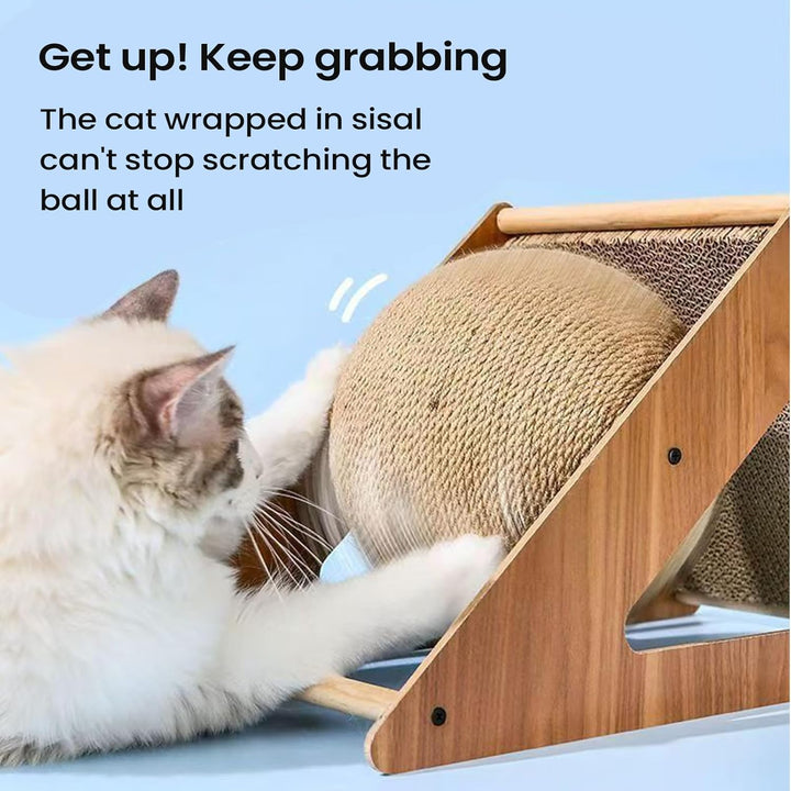 Kratzball für Katzen – Spielzeug für Kätzchen | Kratzball für Katze | Kratzball für Übung und Spiel