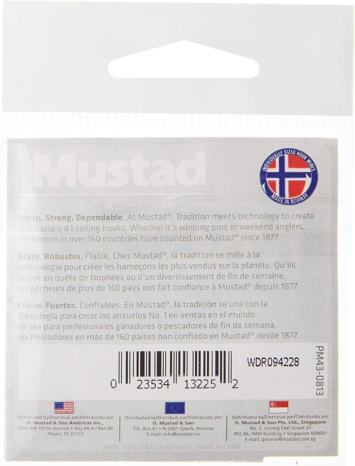 Mustad Klassische spezielle Form hohl umgekehrt Spitze Schnabelhaken mit speziellem langem Schaft (1