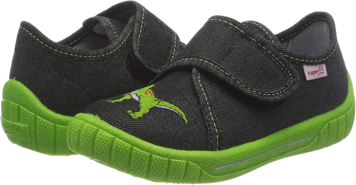 Superfit Jungen Bill Hausschuhe 23 EU Schwarz 0010, 23 EU Schwarz 0010
