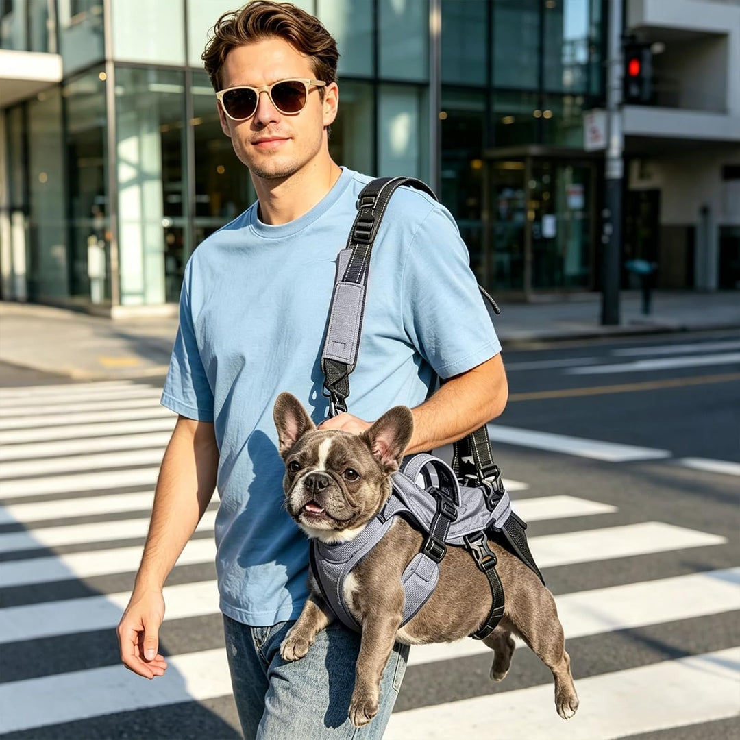 PETCUTE Haustier Rucksack Hundetragetasche,Verstellbare Brust Hunderucksack für Klein Hunde Katzen,T