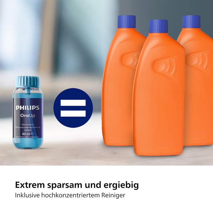 Philips OneUp 3000 Series elektrischer Wischmopp - 2X sauberere Böden², 2X schnelleres Wischen, kabe