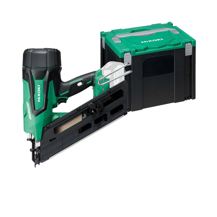 HiKOKI Akku Streifen Nagler 34° NR1890DBCL (18V, Li-Ion, Brushless, 120J, Schutzbrille, Air-Spring-D