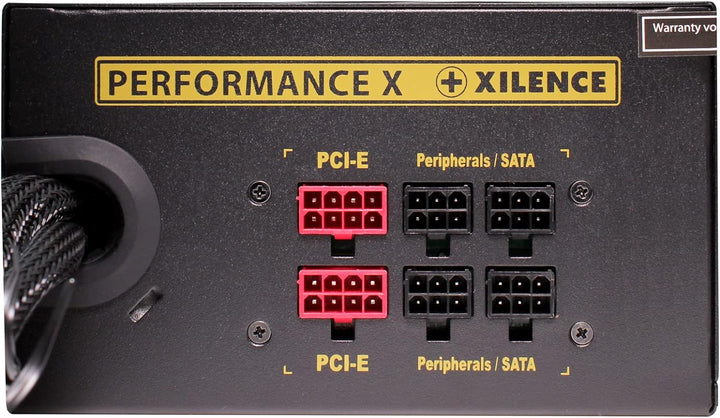 Xilence XP850MR9 850W PC Netzteil, Semi Modular, 80+ Gold, Gaming, ATX, rot/schwarz