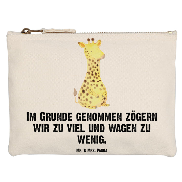 Mr. & Mrs. Panda Etui Giraffe Zufrieden Grösse XL Grosse - Geschenk, Abenteuer, Pencil case, Schmink