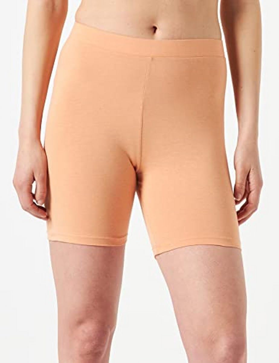 Schiesser Damen Schlafanzug Kurz Pyjamaset 42 Apricot (Orange), 42 Apricot (Orange)