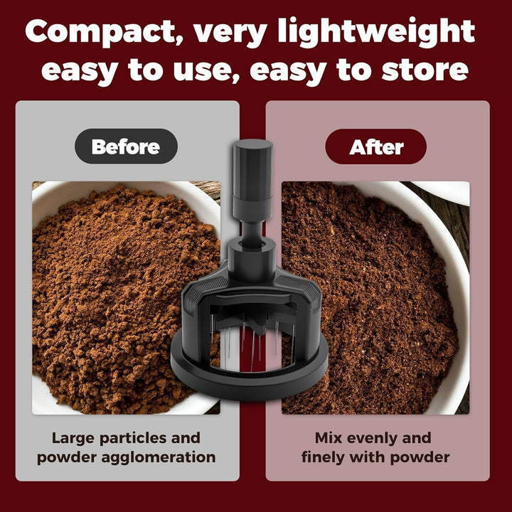Guniata Espresso Nadel,Espresso-Verteilungswerkzeug,Einstellbare Espresso Kaffeerührer,Ttragbarer Es
