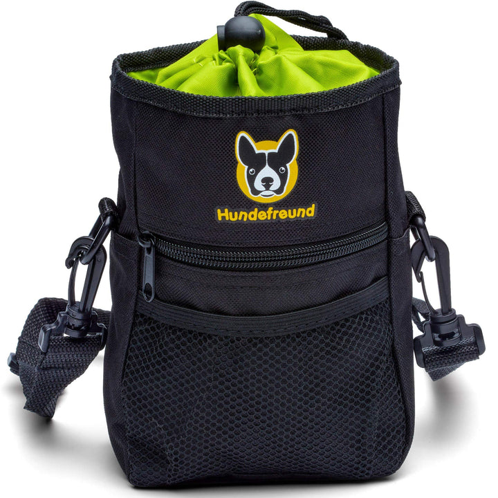Hundefreund Grosser Futterbeutel für Hunde zum Hundetraining | 4 in 1 Futtertasche mit Bauchgurt, Gü