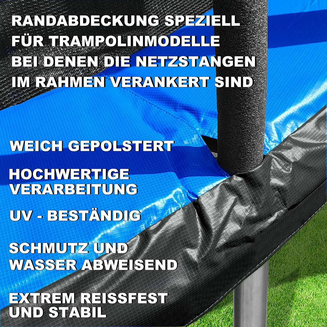 Baunsal® Trampolin Randabdeckung Ø 183 244 250 275 300 305 335 366 370 396 400 427 430 457 460 487 4