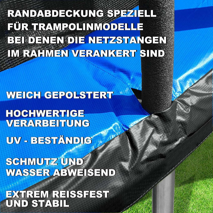 Baunsal® Trampolin Randabdeckung Ø 183 244 250 275 300 305 335 366 370 396 400 427 430 457 460 487 4