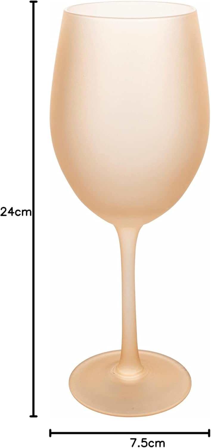 Villa d'Este Home Tivoli Happy Hour Chocolate 6er Set frosted Glas 550 ml