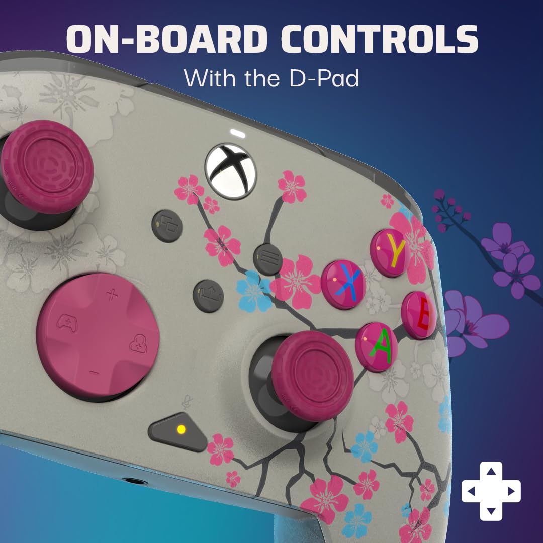 PDP Xbox REMATCH GLOW Wired controller BLOSSOM, Blossom
