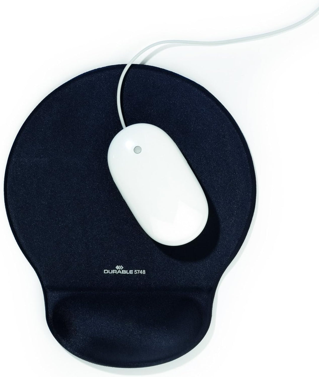 Durable Mauspad mit Handgelenkauflage (Ergotop mit Gel, 230 x 260 x 26 mm) 1 Stück, anthrazit, 57485